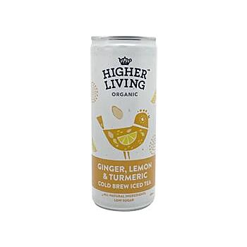 Higher Living - Ginger Lemon Turmeric Iced Tea (250ml)