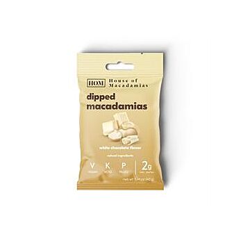 House of Macadamias - Nuts - White Chocolate Dipped (40g)