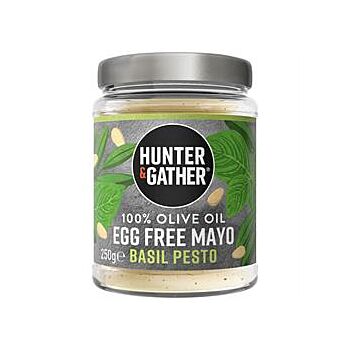 Hunter and Gather - Egg Free Pesto Olive Oil Mayo (250g)