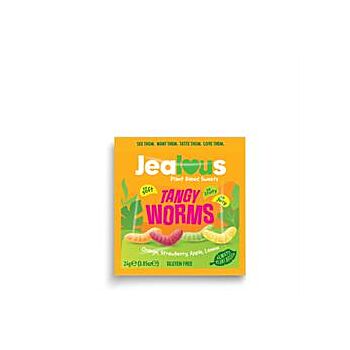 Jealous Sweets - Tangy Worms Sweets (24g)