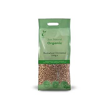 Just Natural Organic - Org Buckwheat Unroasted (500g)