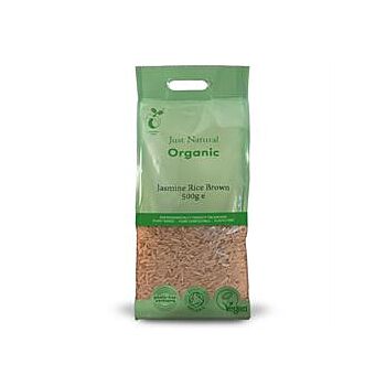 Just Natural Organic - Org Jasmine Rice Brown (500g)