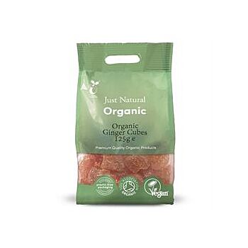 Just Natural Organic - Org Ginger Candied Cubes (125g)