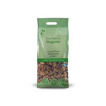 Just Natural Organic - Org Dried White Mulberries (250g)