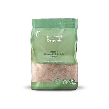 Just Natural Organic - Org Coconut Chips Raw (250g)