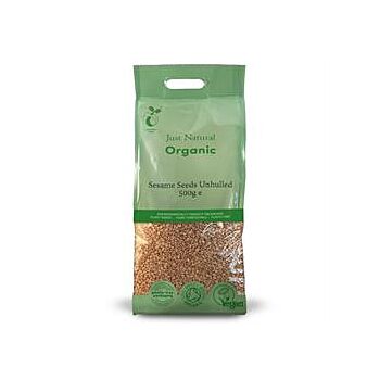 Just Natural Organic - Org Sesame Seeds Unhulled (500g)