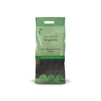 Just Natural Organic - Org Black Beluga Lentils (500g)