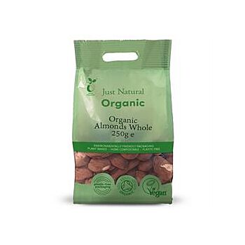 Just Natural Organic - Org Almonds Whole (250g)