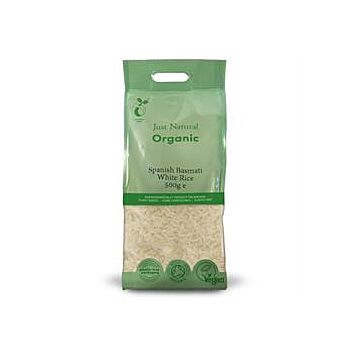 Just Natural Organic - Org Rice Basmati White Spanish (500g)