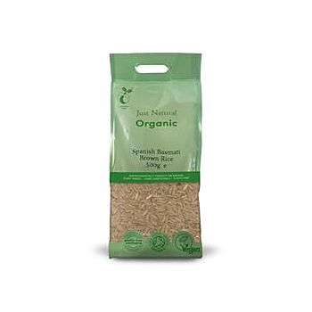 Just Natural Organic - Org Rice Basmati Brown Spanish (500g)