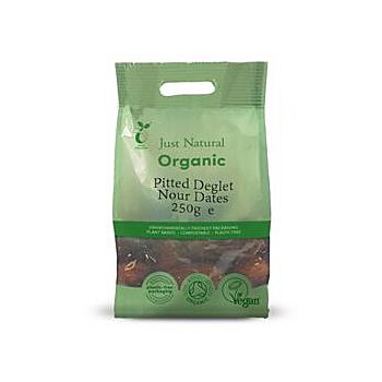 Just Natural Organic - Org Dates Pitted Deglet Nour (250g)