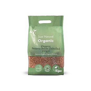 Just Natural Organic - Org Sesame Seeds Unhulled (250g)