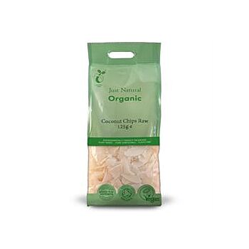 Just Natural Organic - Org Coconut Chips Raw (125g)