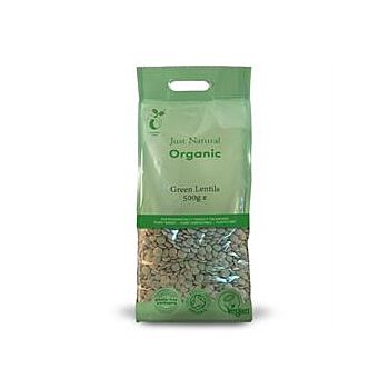 Just Natural Organic - Org Green Lentils (500g)