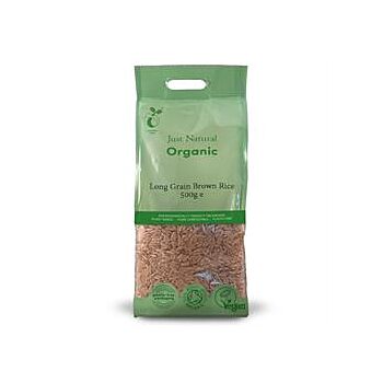 Just Natural Organic - Org Long Grain Brown Rice (500g)