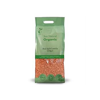 Just Natural Organic - Org Red Split Lentils (500g)