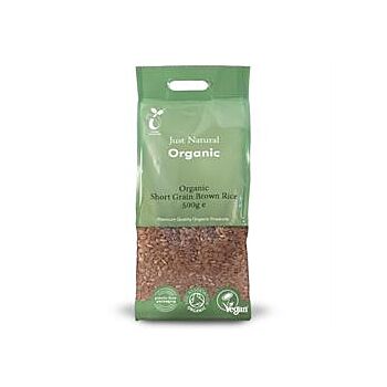 Just Natural Organic - Org Short Grain Brown Rice (500g)