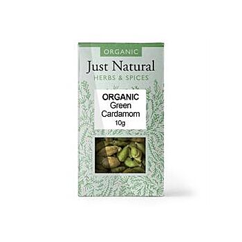 Just Natural Herbs - Org Cardamom Pods Box (10g)