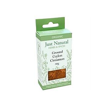 Just Natural Herbs - Org Cinnamon Ground Box (30g)