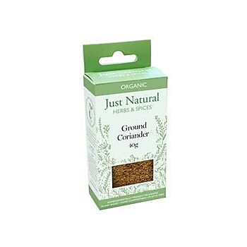 Just Natural Herbs - Org Coriander Ground Box (40g)