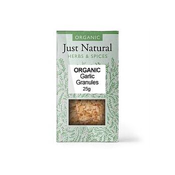 Just Natural Herbs - Org Garlic Granules Box (25g)