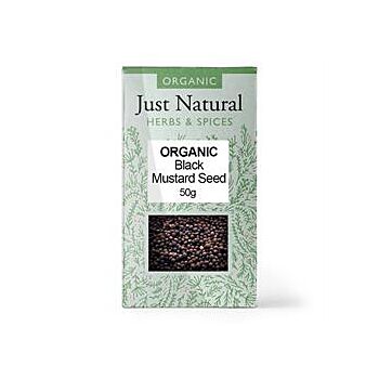 Just Natural Herbs - Org Mustard Seed Black Box (50g)