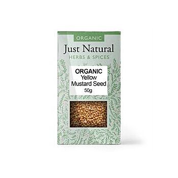 Just Natural Herbs - Org Mustard Seed Yellow Box (50g)