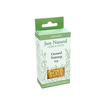 Just Natural Herbs - Org Nutmeg Ground Box (20g)