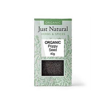 Just Natural Herbs - Org Poppy Seed Box (40g)