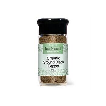 Just Natural Herbs - Org Pepper Ground Black Jar (55g)