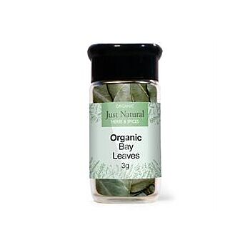 Just Natural Herbs - Org Bay Leaves Jar (3g)