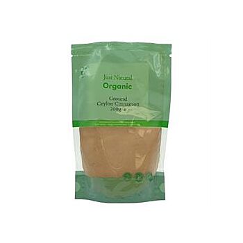 Just Natural Herbs - Org Cinnamon Ceylon Ground (200g)