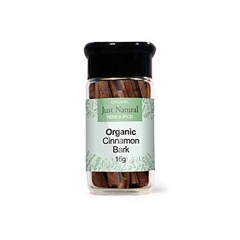 Just Natural Herbs - Org Cinnamon Ceylon Sticks Jar (20g)