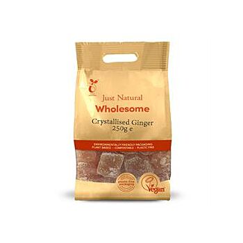 Just Natural Wholesome - Crystallised Ginger (250g)