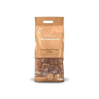 Just Natural Wholesome - Crystallised Ginger (500g)