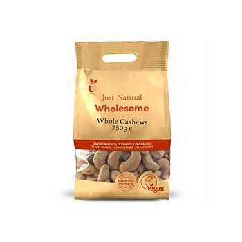 Just Natural Wholesome - Whole Cashews (250g)