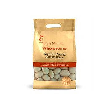 Just Natural Wholesome - Yoghurt Coated Raisins (80g)