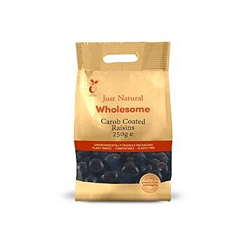 Just Natural Wholesome - Carob Coated Raisins (250g)