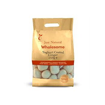 Just Natural Wholesome - Yoghurt Coated Ginger (250g)