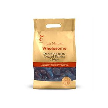 Just Natural Wholesome - Dark Chocolate Coated Raisins (250g)