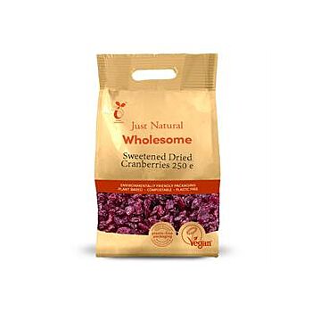Just Natural Wholesome - Sweetened Dried Cranberries (250g)