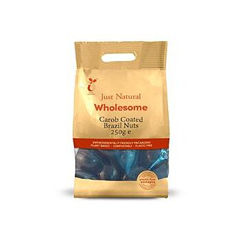 Just Natural Wholesome - Carob Coated Brazil Nuts (250g)