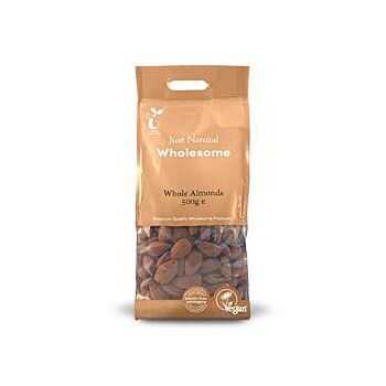 Just Natural Wholesome - Whole Almonds (500g)
