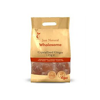 Just Natural Wholesome - Crystallised Ginger (125g)
