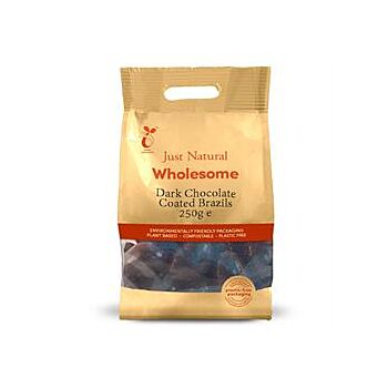 Just Natural Wholesome - Dark Chocolate Coated Brazils (250g)