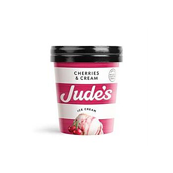 Judes Ice Cream - Cherries & Cream Ice Cream (460ml)
