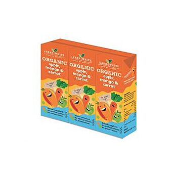 James White - Org App Mango & Carrot Juice (3 x 200ml)
