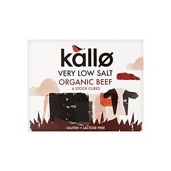 Kallo - Low Salt Org Beef Stock Cubes (48g)