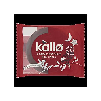 Kallo - Dark Chocolate Topped Rice Cak (33g)