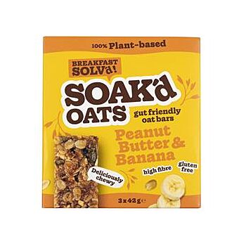 SOAK'd OATS - Peanut Oat Bar Multipack (126g)
